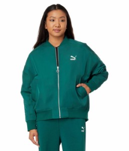 プーマ レディース コート アウター T7 Shiny Bomber Jacket Malachite