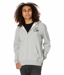 クイックシルバー メンズ パーカー・スウェット アウター Original Full Zip Hoodie Athletic Heather