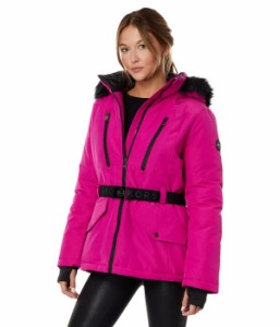 マイケルコース レディース コート アウター Belted Active Coat A422905C67 Fuchsia