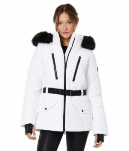 マイケルコース レディース コート アウター Belted Active Coat A422905C67 White