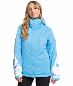 ロキシー レディース コート アウター Jetty Block Insulated Snow Jacket Azure Blue Clouds