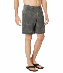 ボルコム メンズ ハーフパンツ・ショーツ ボトムス Stone Faded 19" Hybrid Shorts Stealth