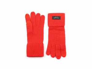 ケイトスペード レディース 手袋 アクセサリー Sam Label Knit Gloves Engine Red