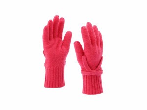 ケイトスペード レディース 手袋 アクセサリー Bow Knit Gloves Pompom Pink