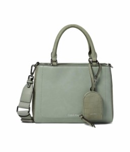 カルバンクライン レディース ハンドバッグ バッグ Sanya Casual Satchel Desert Sage