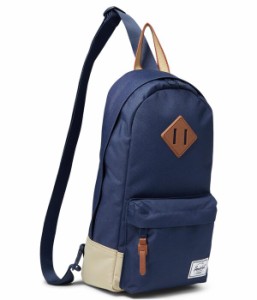 ハーシェルサプライ メンズ バックパック・リュックサック バッグ Herschel Heritage Shoulder Bag Black Iris/Twill