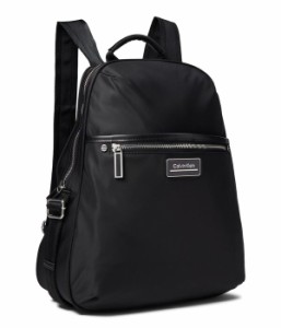 カルバンクライン レディース バックパック・リュックサック バッグ Sikka Nylon Backpack Black/Silver