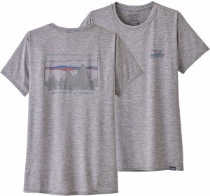 パタゴニア レディース Tシャツ トップス Capilene Cool Daily Graphic T-Shirt - Women's FEATHER GREY/'73 SKYLINE