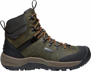 キーン メンズ ブーツ・レインブーツ シューズ Revel IV Mid Polar Boots - Men's DARK OLIVE/MARMALADE