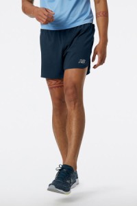 ニューバランス メンズ ハーフパンツ・ショーツ ボトムス Impact Run Shorts - Men's 5" Inseam NATURAL INDIGO