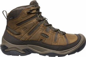 キーン メンズ ブーツ・レインブーツ シューズ Circadia Mid Waterproof Hiking Boots - Men's BISON/BRINDLE