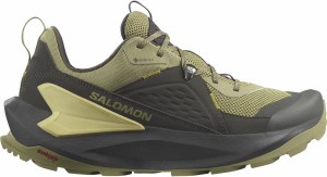 サロモン メンズ スニーカー シューズ Elixir GORE-TEX Hiking Shoes - Men's BLACK/DRIED HERB/SOUTHERN MOSS