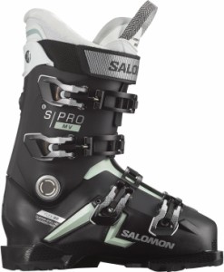 サロモン レディース ブーツ・レインブーツ シューズ S/PRO MV 80 W CS GW Ski Boots - Women's - 2023/2024 BLACK/WHITE MOSS/SILVER