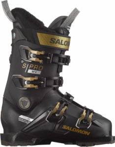 サロモン レディース ブーツ・レインブーツ シューズ S/PRO MV 90 W GW Ski Boots - Women's - 2023/2024 BLACK/GOLD/BELUGA