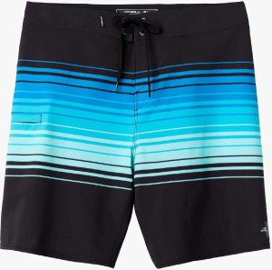 オニール メンズ ハーフパンツ・ショーツ 水着 Hyperfreak Heat Stripe Line 19" Board Shorts - Men's BLACK