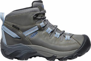 キーン レディース ブーツ・レインブーツ シューズ Targhee II Waterproof Mid Hiking Boots - Women's STEEL GREY/HYDRANGEA