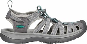 キーン レディース サンダル シューズ Whisper Sandals - Women's MEDIUM GREY/PEACOCK GREEN