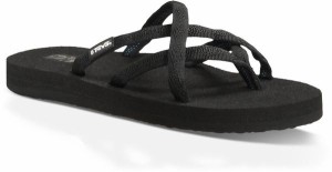 テバ レディース サンダル シューズ Olowahu Flip-Flops - Women's BLACK