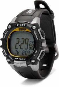 タイメックス メンズ 腕時計 アクセサリー Ironman 100-Lap Digital Watch - Men's BLACK/YELLOW