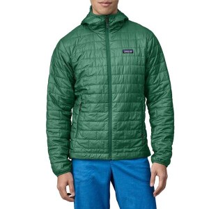 パタゴニア メンズ パーカー・スウェット アウター Patagonia Nano PuffR Hoodie Conifer Green