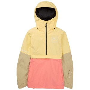 バートン レディース ジャケット・ブルゾン アウター Burton AK 2L GORE-TEX Kimmy Anorak - Women's Buttermilk/Reef Pink/Mushroom