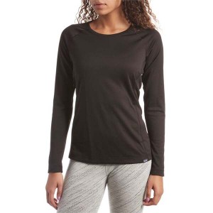 パタゴニア レディース Tシャツ トップス Patagonia CapileneR Midweight Crew - Women's Black