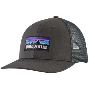 パタゴニア メンズ 帽子 アクセサリー Patagonia P-6 Logo Trucker Hat Forge Grey