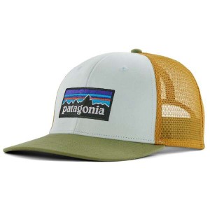 パタゴニア メンズ 帽子 アクセサリー Patagonia P-6 Logo Trucker Hat Wispy Green