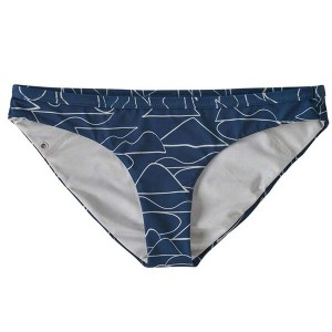 パタゴニア レディース ボトムスのみ 水着 Patagonia Nanogrip Bikini Bottoms - Women's Wildlands/Tidepool Blue