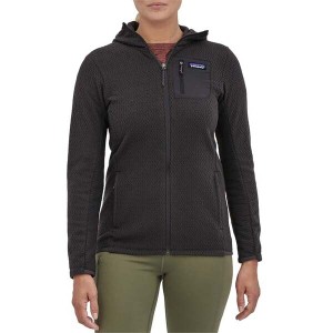 パタゴニア レディース パーカー・スウェット アウター Patagonia R1 Air Full Zip Hoodie - Women's Black