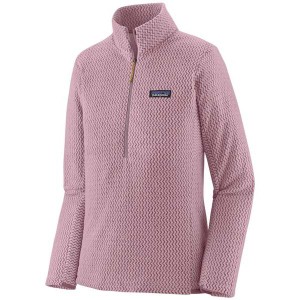 パタゴニア レディース パーカー・スウェット アウター Patagonia R1 Air Zip Neck Top - Women's Milkweed Mauve