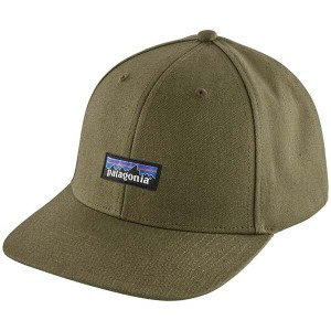 パタゴニア メンズ 帽子 アクセサリー Patagonia Tin Shed Cap P-6 Logo/Fatigue Green