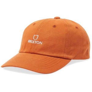 ブリクストン メンズ 帽子 アクセサリー Brixton Alpha LP Hat Paradise Orange Vintage Wash