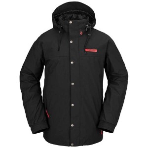 ボルコム メンズ ジャケット・ブルゾン アウター Volcom Longo GORE-TEX Jacket Black