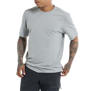 バートン メンズ Tシャツ トップス Burton Multipath Essential Tech Short Sleeve T-Shirt Sharkskin Heather