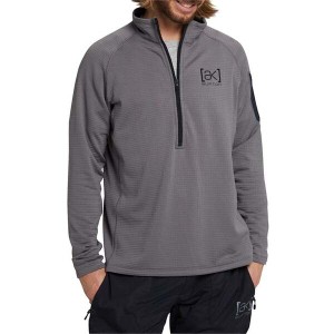 バートン メンズ ジャケット・ブルゾン アウター Burton AK Helium Grid Half-Zip Fleece Castlerock