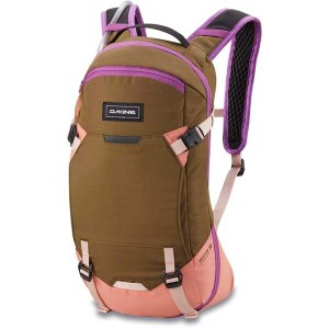 ダカイン レディース バックパック・リュックサック バッグ Dakine Drafter 10L Hydration Pack - Women's Dark Olive/Crabapple