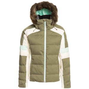 ロキシー レディース ジャケット・ブルゾン アウター Roxy Snowblizzard Jacket - Women's Deep Lichen Green