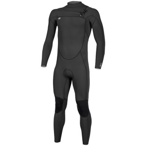 オニール メンズ 上下セット 水着 O'Neill 3/2 Ninja Chest Zip Wetsuit Black/Black