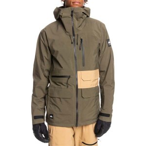 クイックシルバー メンズ ジャケット・ブルゾン アウター Quiksilver Black Alder Stretch GORE-TEX Jacket Grape Leaf