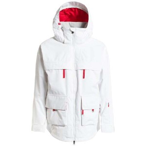 ロキシー レディース ジャケット・ブルゾン アウター Roxy Chloe Kim Jacket - Women's Bright White