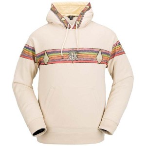 ボルコム メンズ パーカー・スウェット アウター Volcom D.I. Fleece Off White