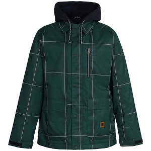 ディーシー メンズ ジャケット・ブルゾン アウター DC Bandwidth Jacket Plaid Botanical Garden