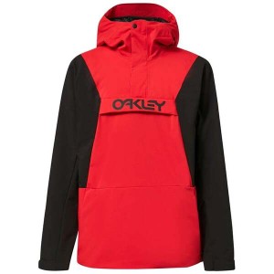 オークリー メンズ ジャケット・ブルゾン アウター Oakley TNP TBT Insulated Anorak Red Line/Blackout