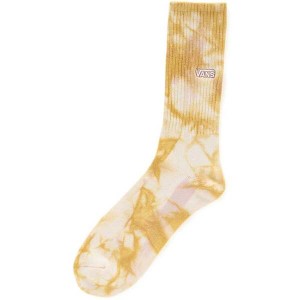 バンズ メンズ 靴下 アンダーウェア Vans Seasonal Tie-Dye II Crew Socks Tropical Peach