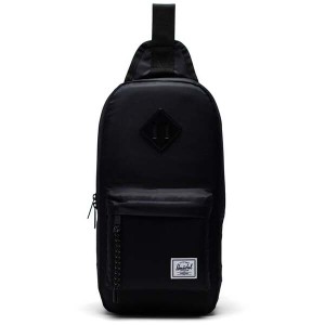 ハーシェルサプライ メンズ ショルダーバッグ バッグ Herschel Supply Co. Heritage Shoulder Bag Black