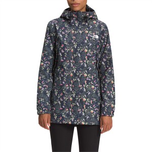 ノースフェイス レディース ジャケット・ブルゾン アウター The North Face Antora Parka Jacket - Women's TNF Black IWD Print