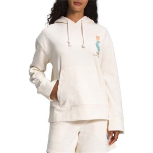 ノースフェイス レディース パーカー・スウェット アウター The North Face Earth Day Oversized Fit Hoodie - Women's Unbleached/Utili