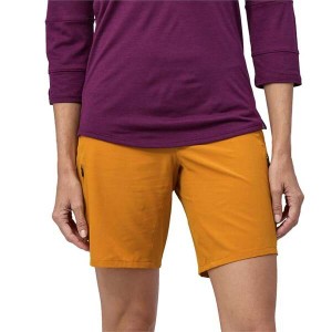 パタゴニア レディース ハーフパンツ・ショーツ ボトムス Patagonia Tyrolean Bike Shorts - Women's Golden Caramel