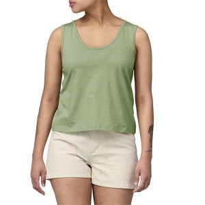 パタゴニア レディース タンクトップ トップス Patagonia Regenerative Organic Certified Cotton Tank - Women's Salvia Green